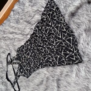 Forever 21 Black and White Patterned Dress